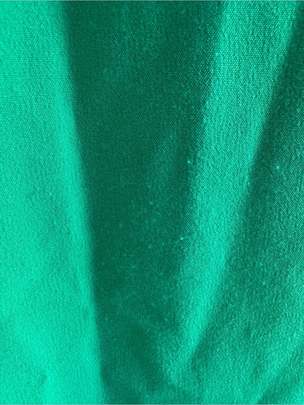 J. Crew Sleeveless Ruffle-Trim Shift Dress in Green